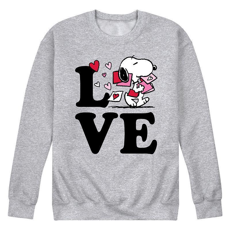 Mens Peanuts Love Snoopy Sweatshirt Product Image