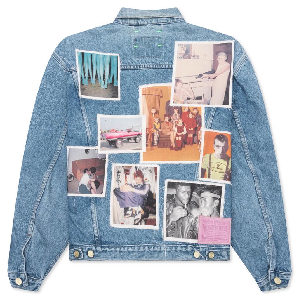 Portrait Denim Jacket - Multi Male Product Image