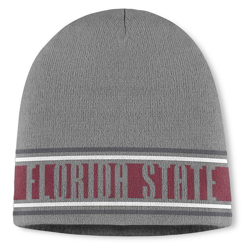 Mens Top of the World Gray Florida State Seminoles Jace Knit Beanie Product Image