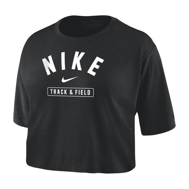 Nike Womens Dri-FIT Cropped Track & Field T-Shirt Product Image