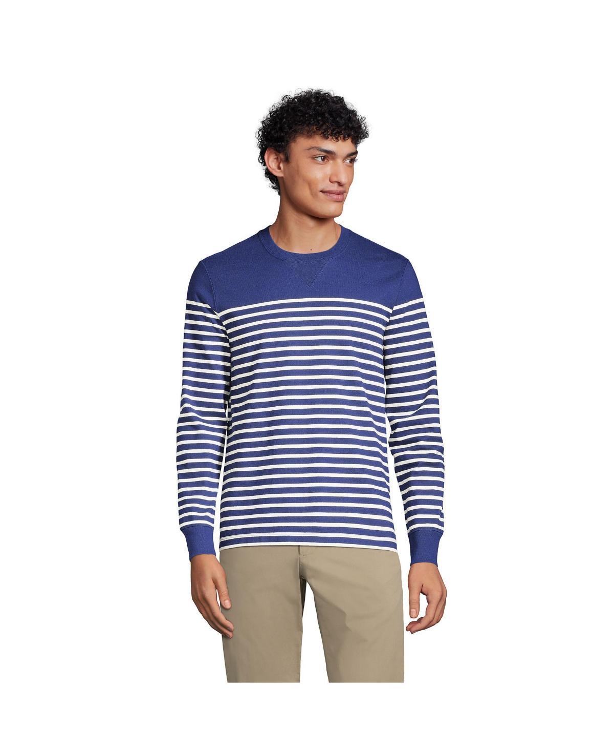 Lands End Mens Long Sleeve Rugby Crew Tee Product Image