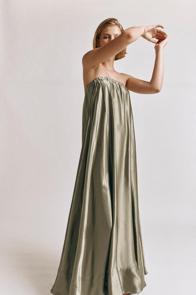 Lenni Maxi Dress Olive Product Image