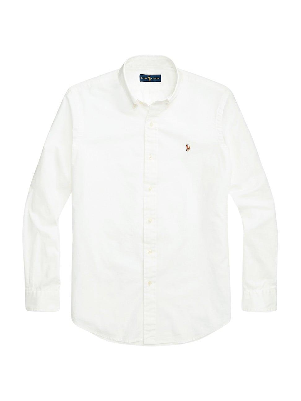 Polo Ralph Lauren Classic-Fit Chambray Long-Sleeve Woven Shirt -  S Product Image