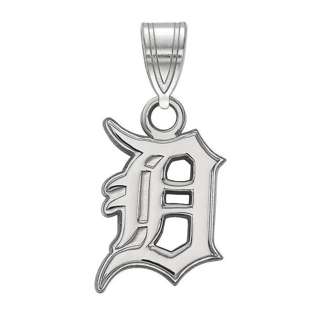 LogoArt Sterling Silver Detroit Tigers Small Pendant, Womens Product Image