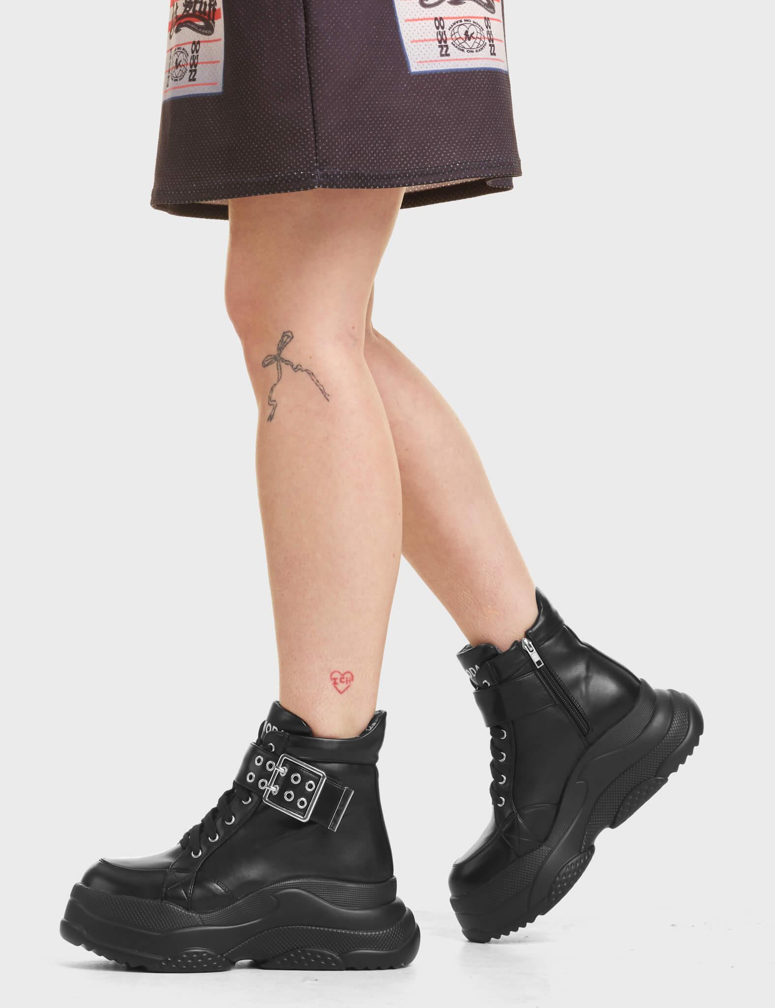 Eerie Chunky Platform Sneakers Product Image