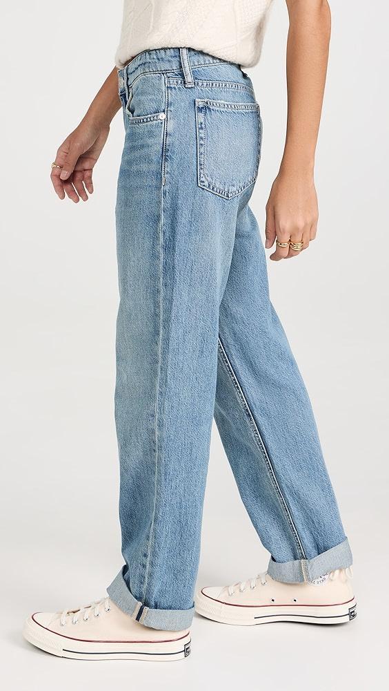 rag & bone Featherweight Dre Low Rise Baggy Jeans | Shopbop Product Image