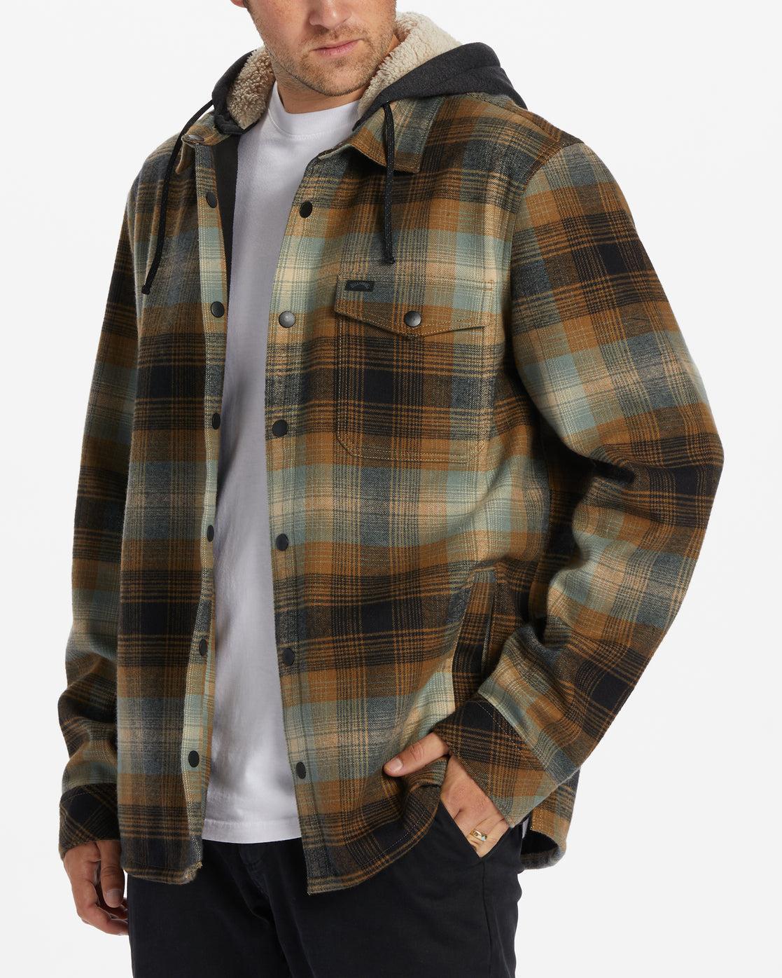 A/Div Furnace Bonded Long Sleeve Flannel Shirt - Dark Forest Male Product Image