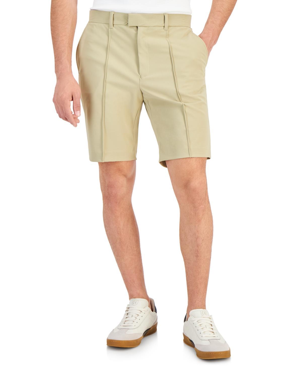 Alfani Mens Alfatech Regular-Fit Pintucked 10 Suit Shorts, Created for Macys Product Image