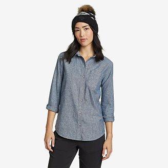 Women's Wellford Springs Long-Sleeve Denim Shirt Product Image