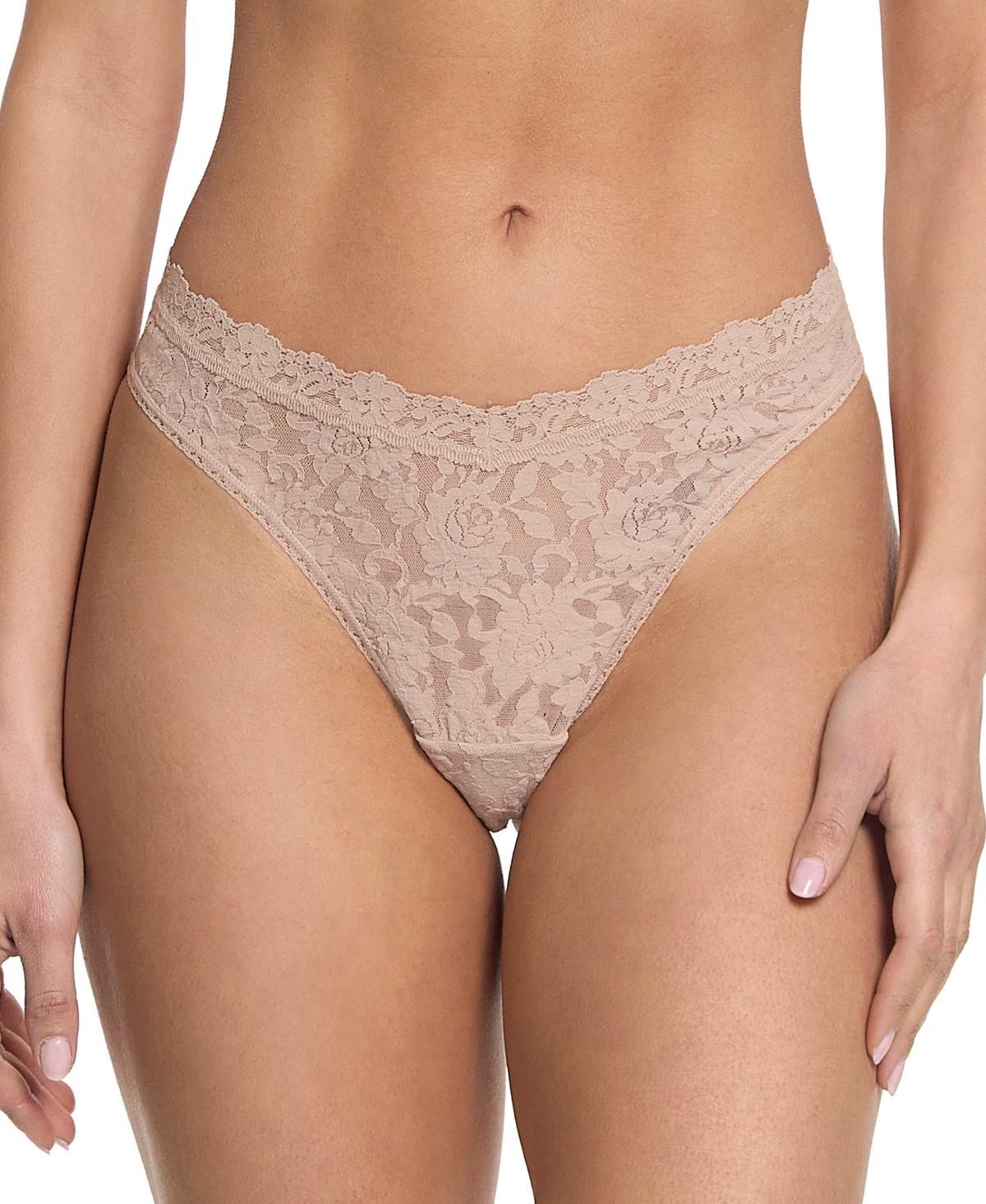 Hanky Panky Womens Signature Lace V-front High Cut Thong Product Image