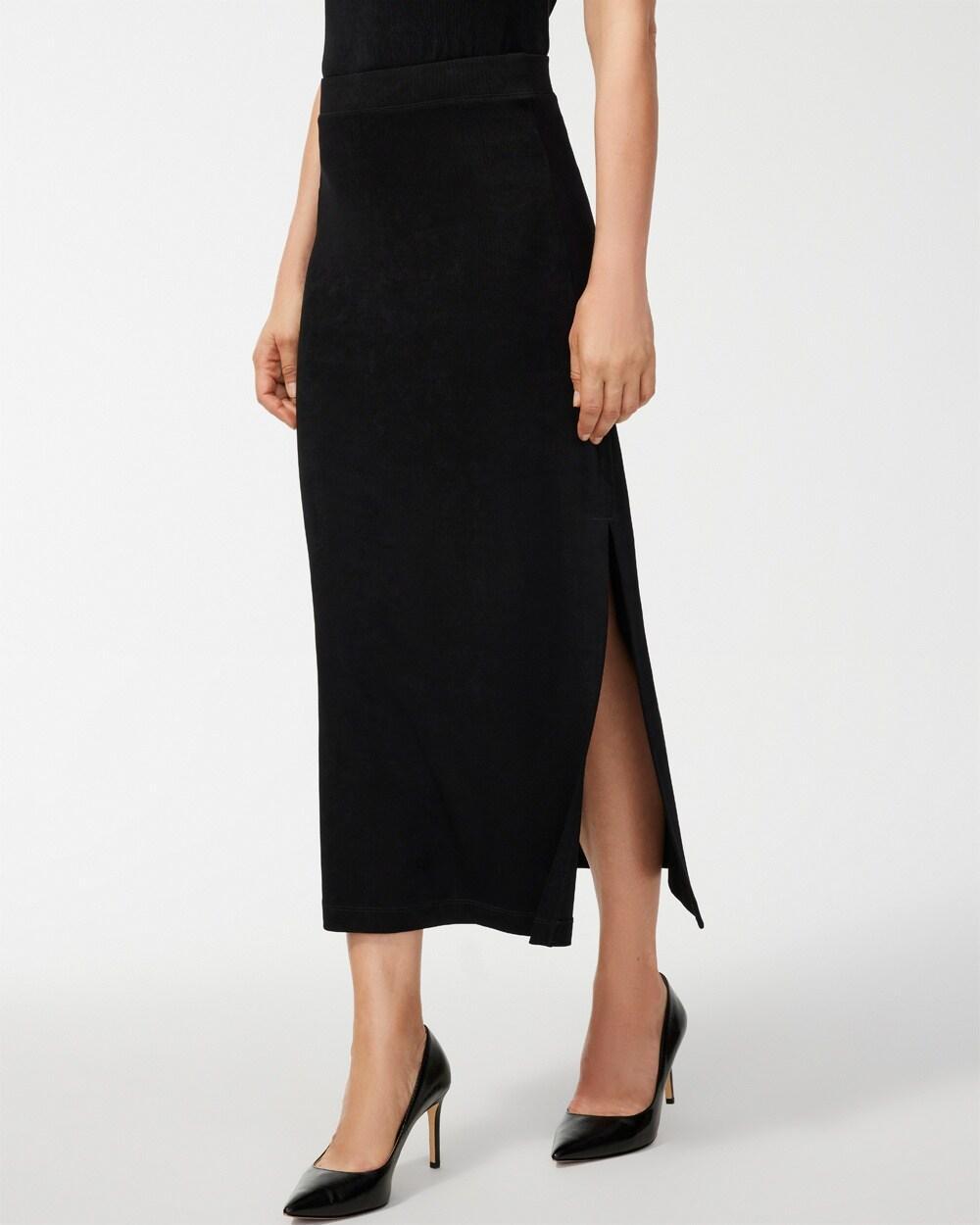 Chico's Wrinkle-Free Travelers Side Slit Maxi Skirt Product Image