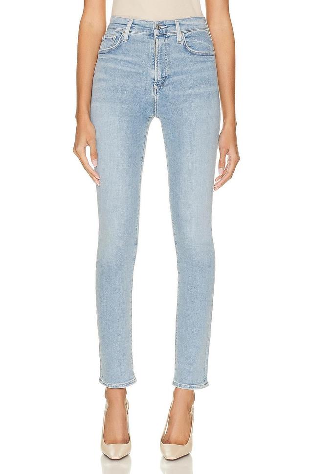 Citizens of Humanity Olivia High Rise Slim in Lyric - Blue. Size 31 (also in 32, 34). Product Image