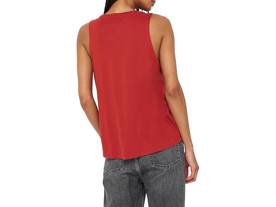 Spiritual Gangster MOVE WITH LOVE JADE TANK (Redstone) Women's Clothing Product Image