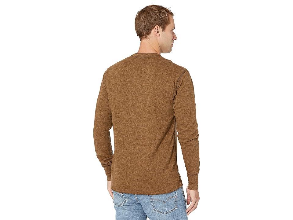 L.L.Bean River Driver Shirt Long Sleeve Henley Regular (Black Cherry Heather) Men's Clothing Product Image