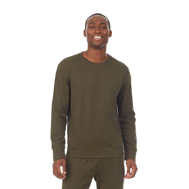 Mens Cuddl Duds Essentials Pajama Top Green Product Image