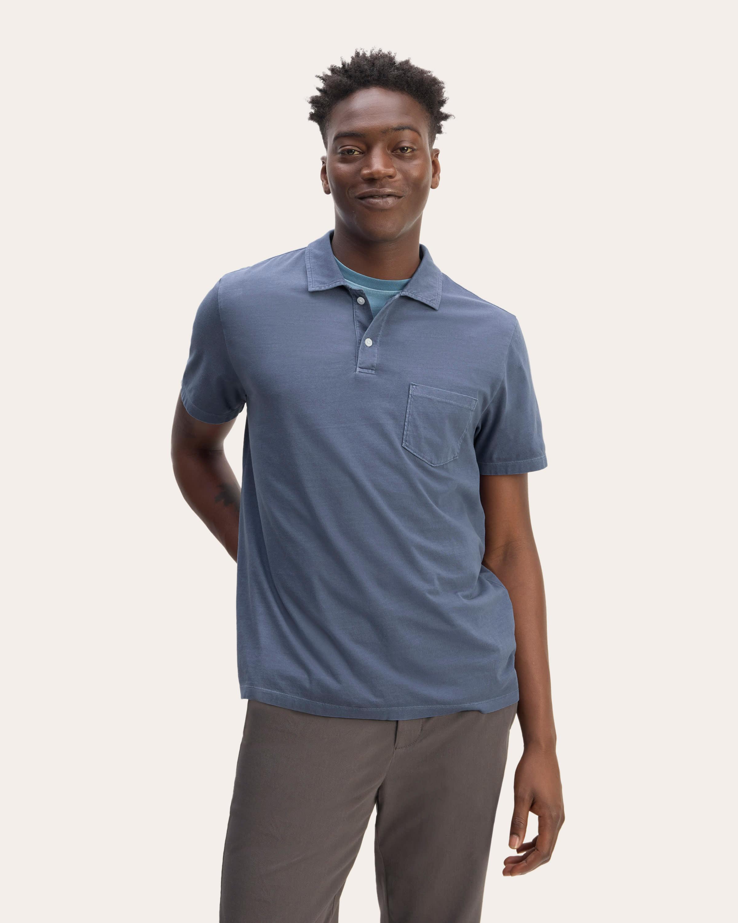 The Essential Organic Garment-Dyed Polo Product Image