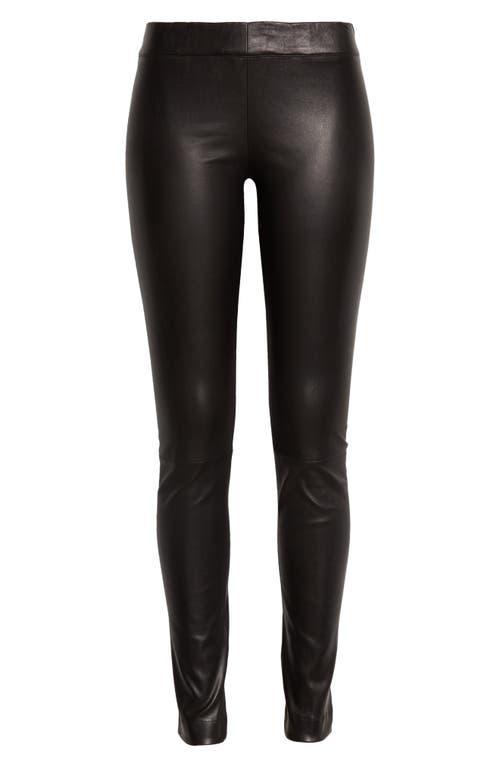 The Row Shiny Lambskin Leather Leggings Product Image