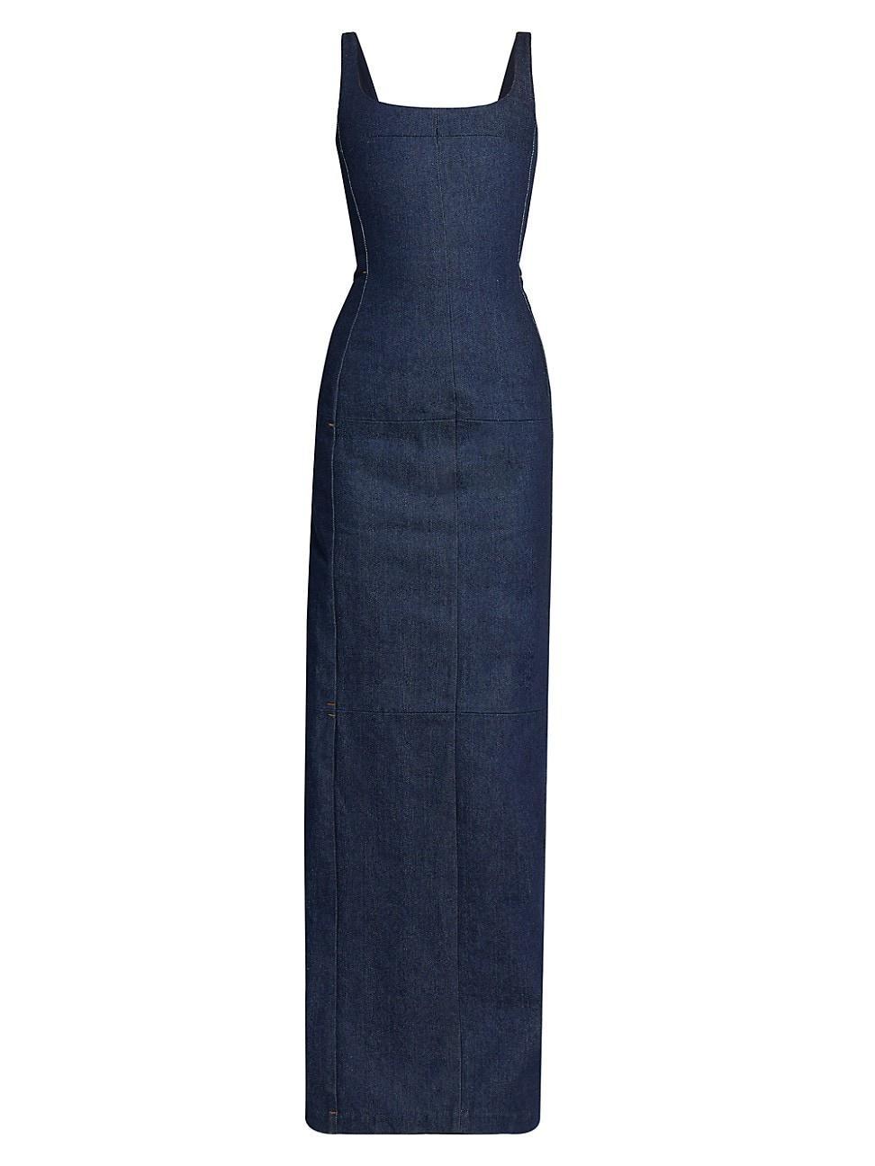 Womens De-Nmes Denim Column Gown Product Image