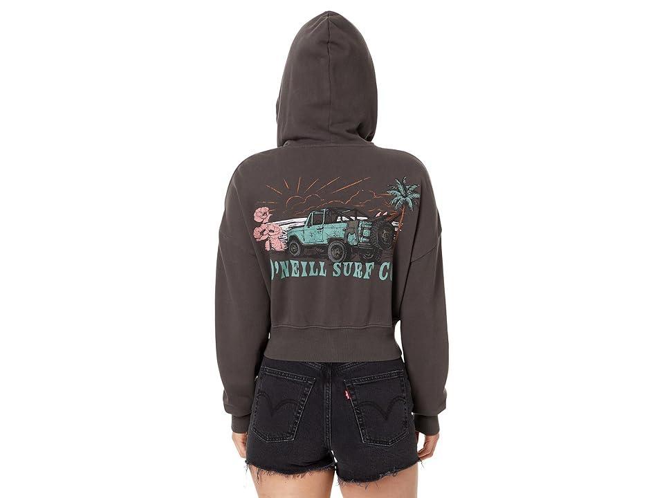 ONeill Darcie Graphic Zip-Up Crop Hoodie Product Image