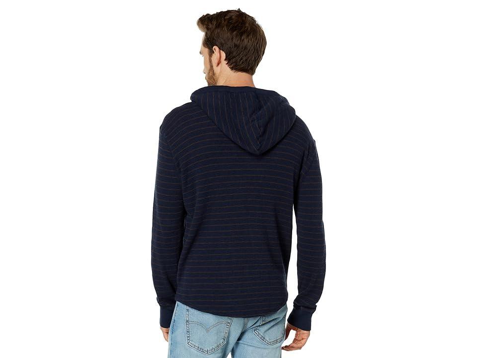 Lucky Brand Thermal Stripe Hoodley Men's Clothing Product Image