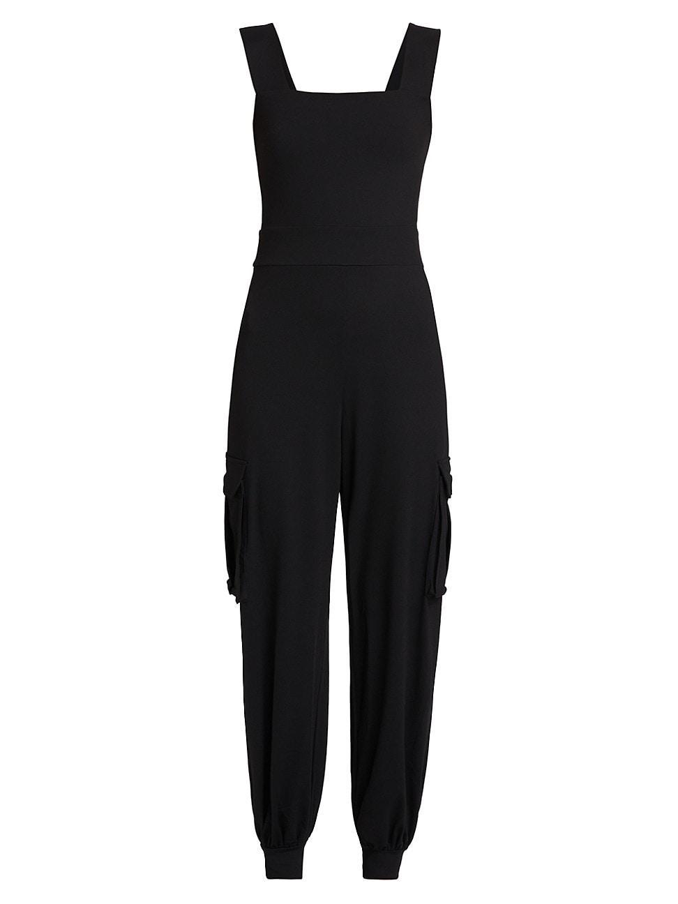 Womens Cargo Wide-Strap Jumpsuit Product Image