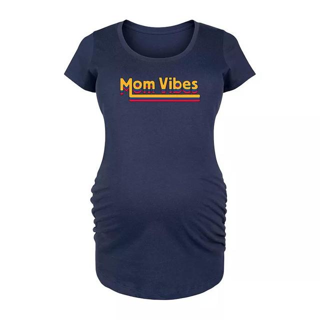 Bloom Maternity Womens Tee Shirts NAVY Gender Heart Maternity Scoop Neck Tee - Women Product Image