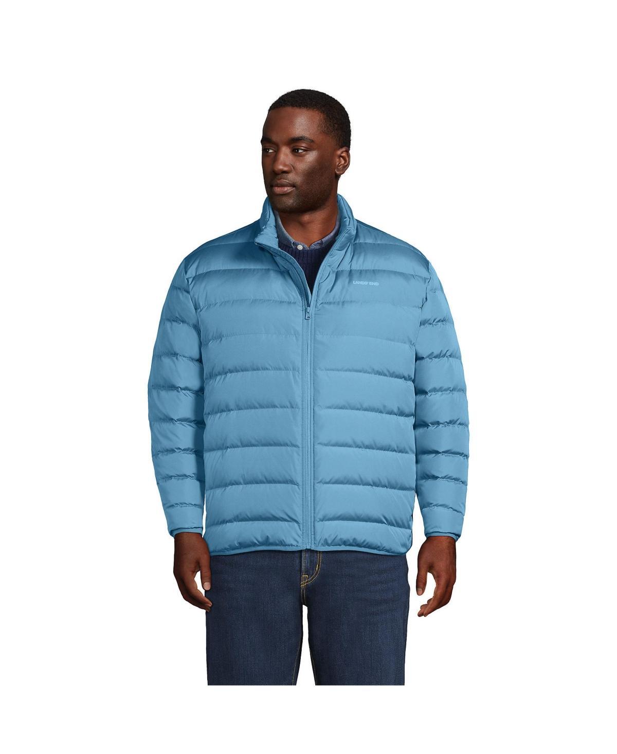 Big & Tall Lands End Big Down Puffer Winter Coat, Mens Product Image