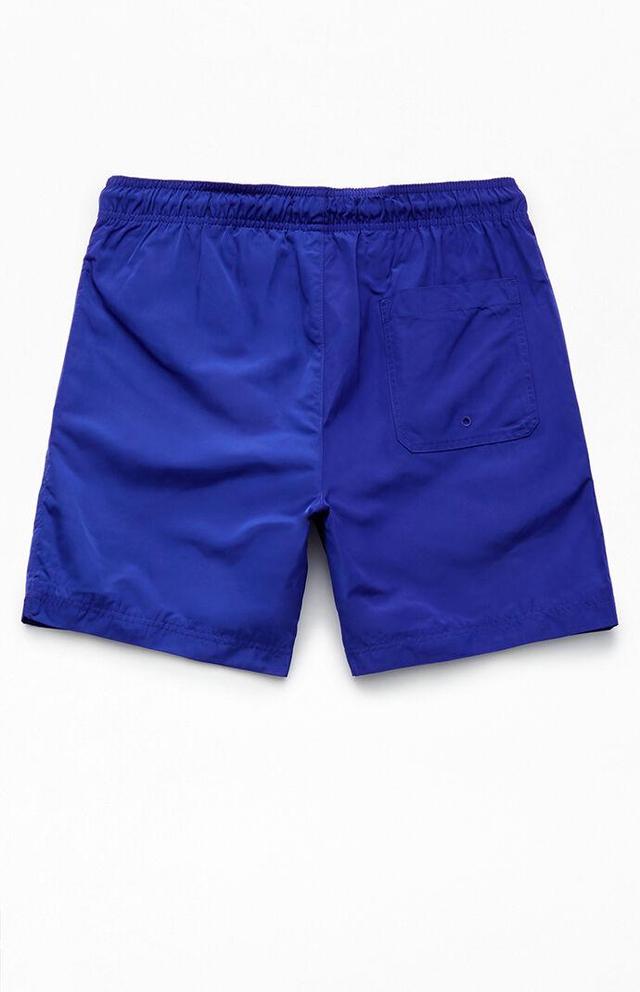 Men's Solid Nylon 6.5" Swim Trunks Product Image