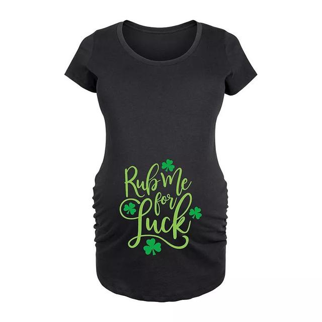 Maternity Rub Me For Luck Graphic Tee, Womens Product Image