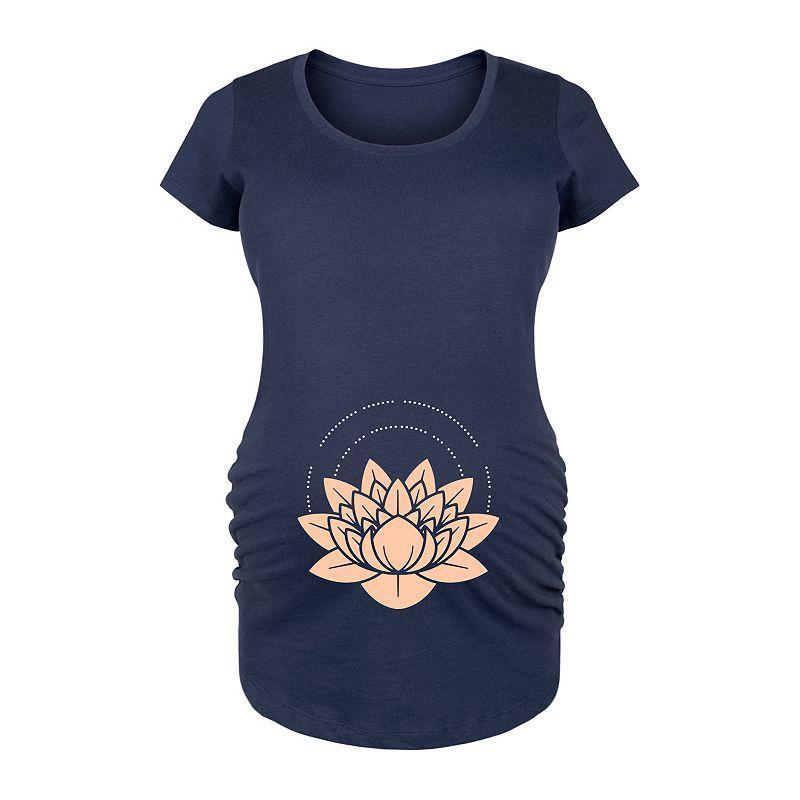 Maternity Lotus Graphic Tee, Womens Product Image