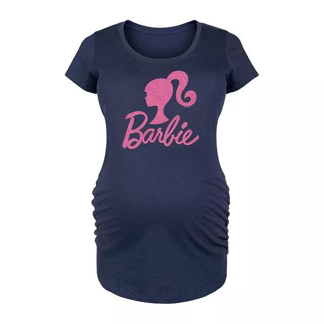 Maternity Busy Growing A Human Graphic Tee, Girls Blue Product Image