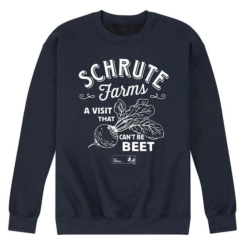 Mens The Office Schrute Farms Sweatshirt Blue Product Image