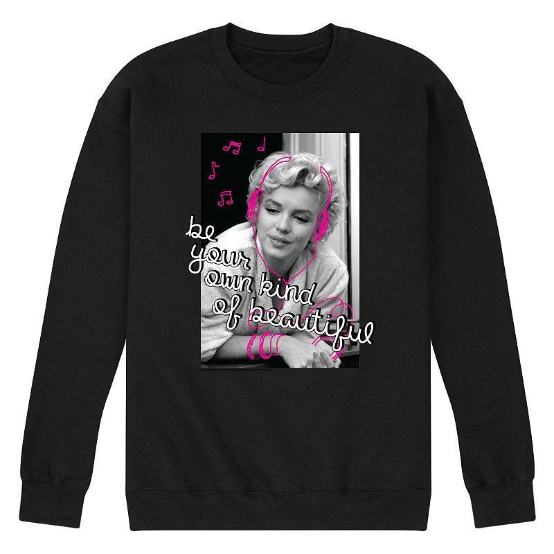 Mens Marilyn Monroe Headphones Sweatshirt Product Image