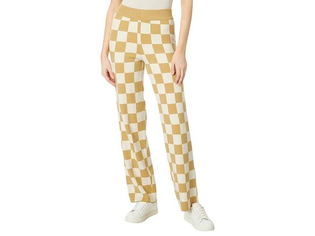 Show Me Your Mumu Zermatt Sweater Pants (Tan Checker) Women's Dress Pants Product Image