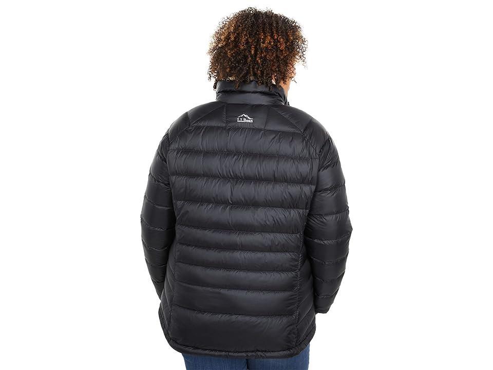 L.L.Bean Plus Size Ultralight 850 Down Jacket (Black) Women's Clothing Product Image