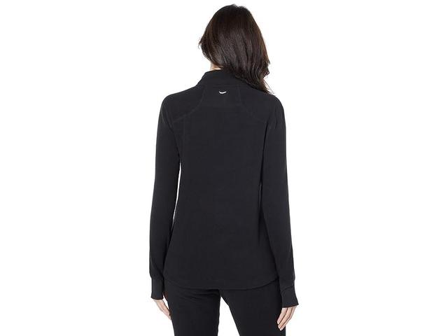 Hot Chillys Women's La Montana Zip T Black / Black Product Image