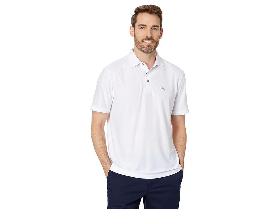 Tommy Bahama Palm Coast Polo Pro (Light Sky) Men's Short Sleeve Knit Product Image