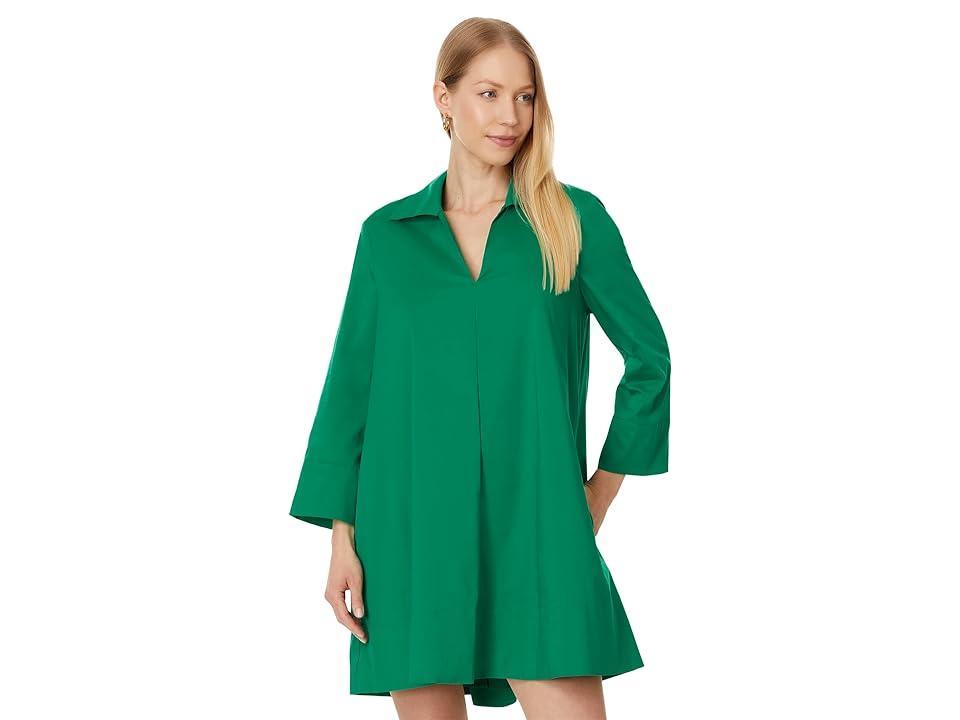 English Factory A-Line Kaftan Collar Dress Women's Dress product image