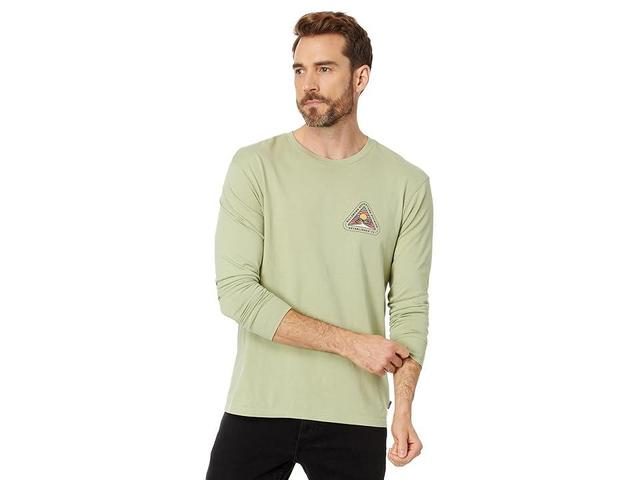 Billabong Rockies Long Sleeve Graphic Tee (Light Sage) Men's Clothing Product Image