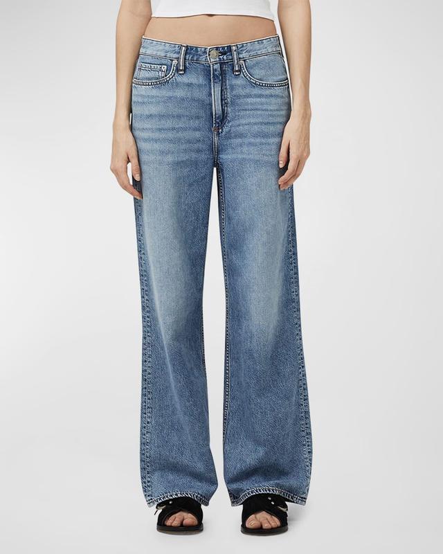 Featherweight Logan Mid-Rise Wide Relaxed Jeans Product Image