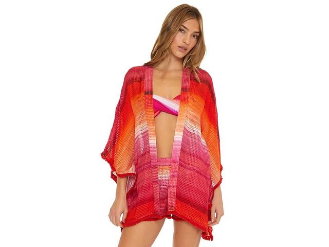 Trina Turk Solstice Fringe Tunic Women's Swimwear Product Image