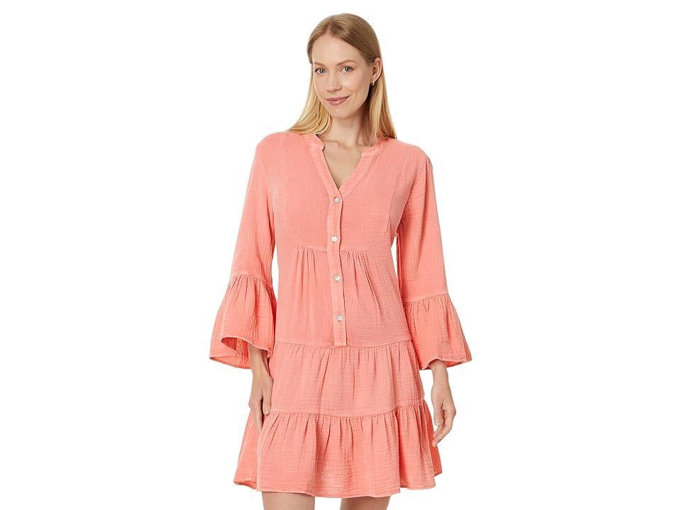 Faherty Kasey Organic Cotton Tiered Dress Product Image