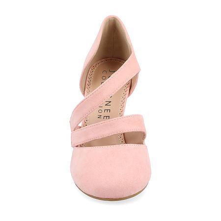 Journee Collection Zeera Womens High Heels, Girls Light Pink Product Image