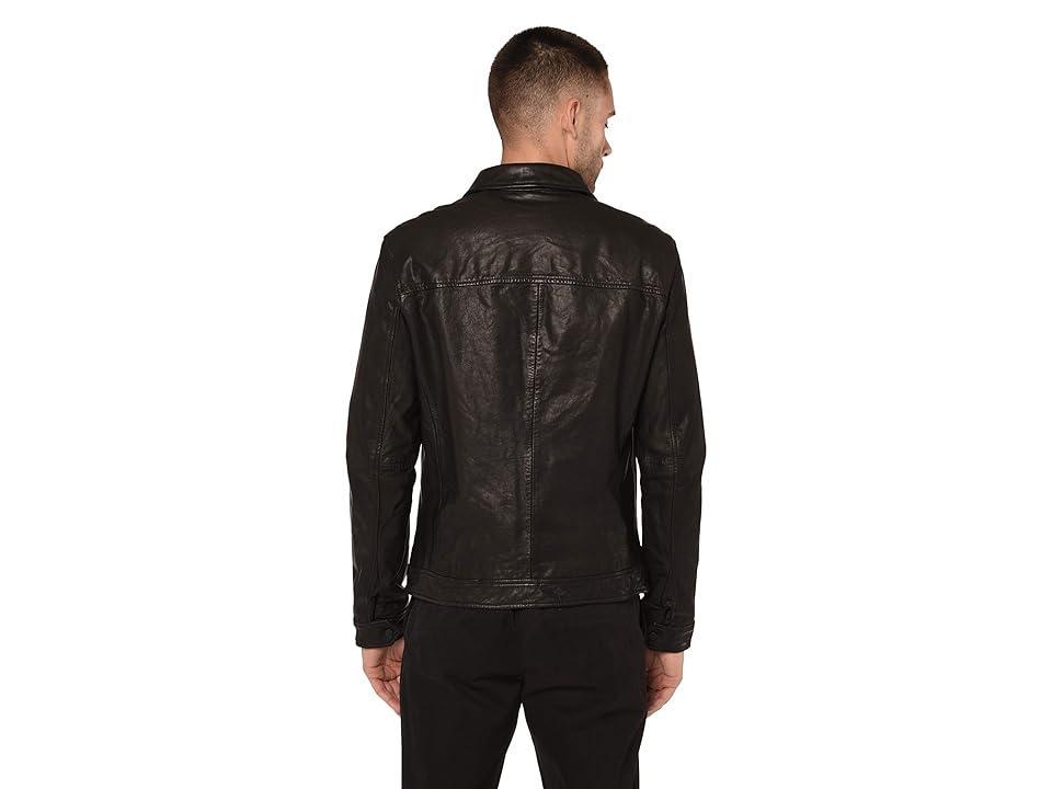 AllSaints Milo Biker Jacket Men's Clothing Product Image