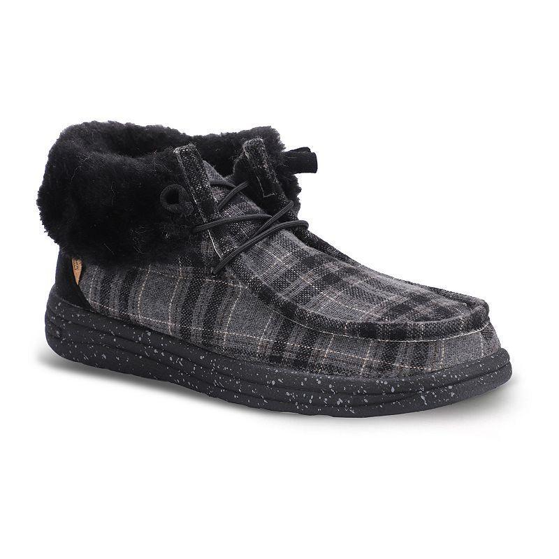 LAMO Cassidy Womens Ankle Boots Grey Plaid Product Image