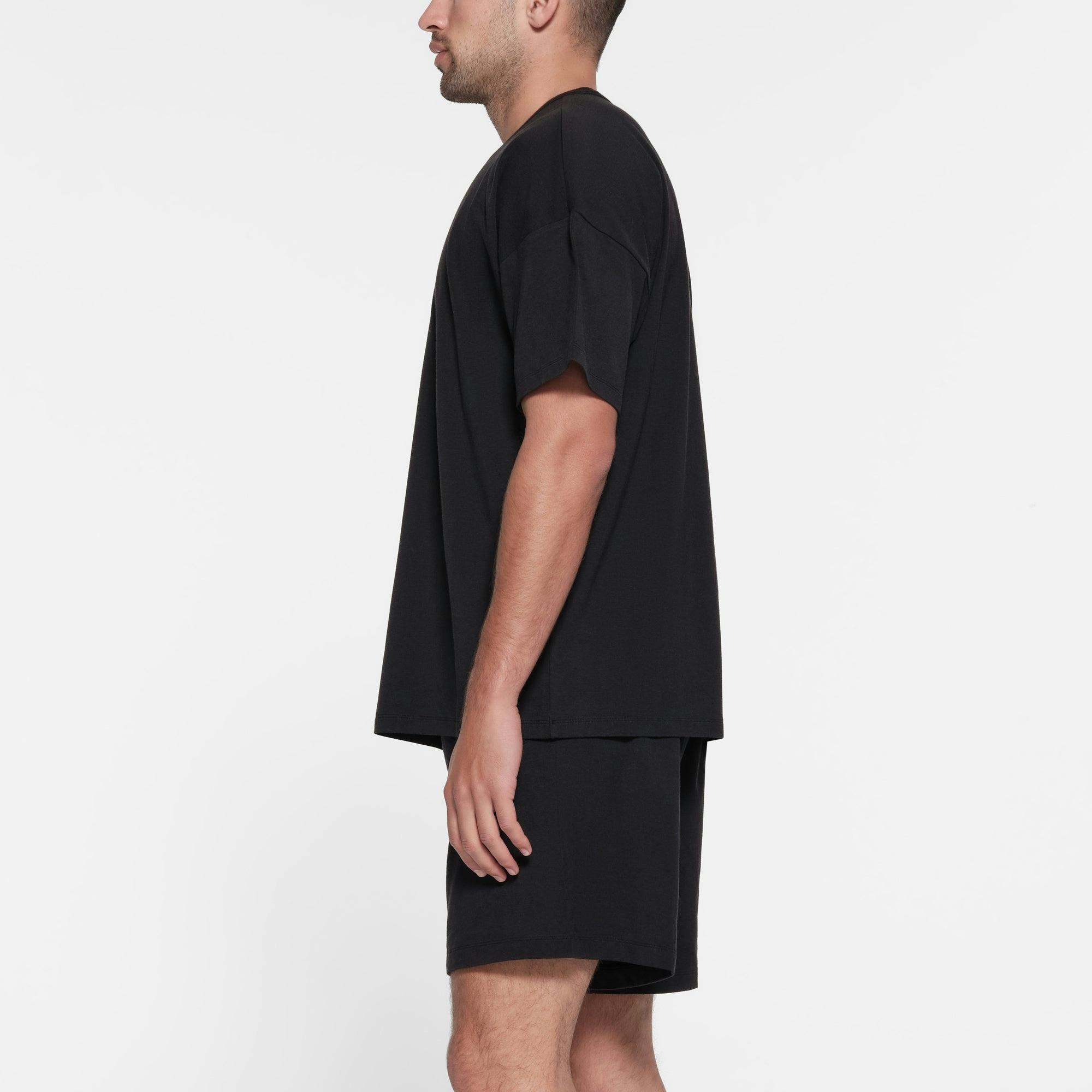 JERSEY LOUNGE MENS OVERSIZED T-SHIRT | OBSIDIAN Product Image