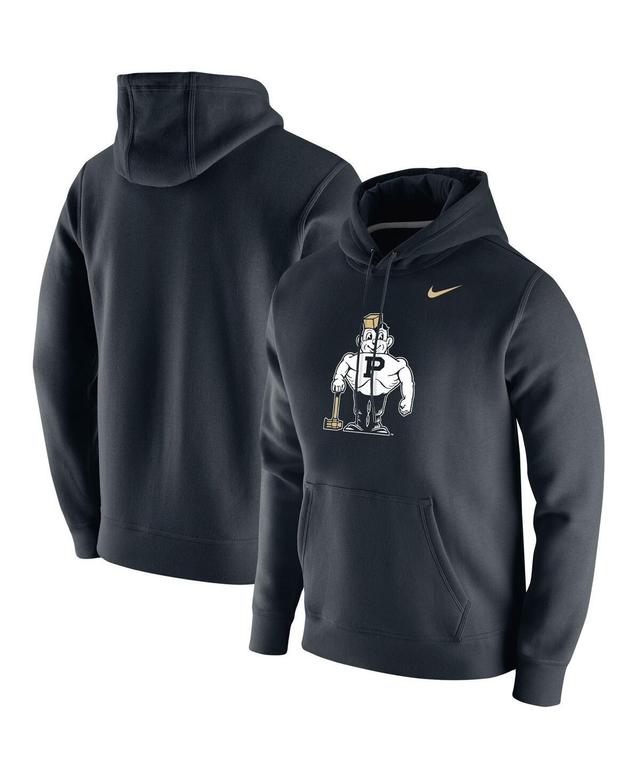 Mens Nike Black Colorado Buffaloes Vintage School Logo Pullover Hoodie Product Image