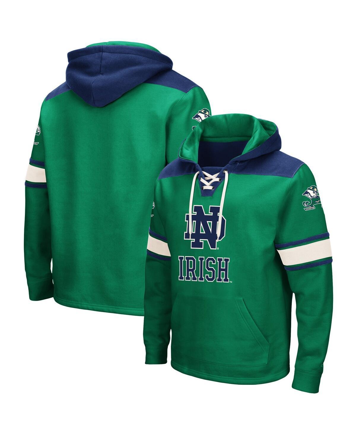 Colosseum Mens Notre Dame Fighting Irish 2.0 Lace-Up Pullover Hoodie Product Image