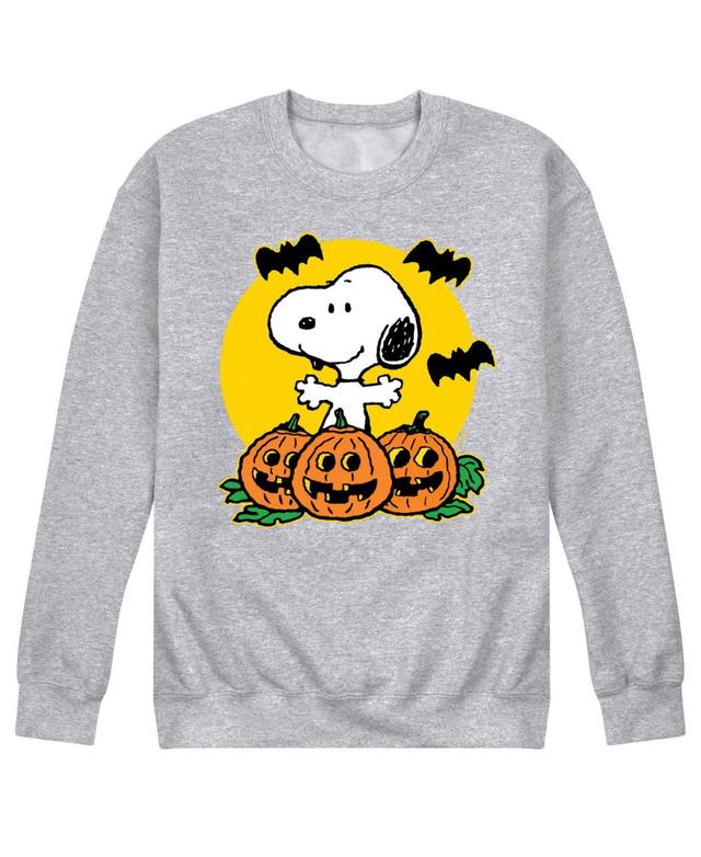 Airwaves Mens Peanuts Snoopy Pumpkins Fleece T-shirt Product Image