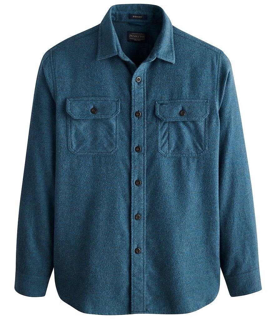 Pendleton Burnside Long Sleeve Flannel Heather Woven Shirt product image